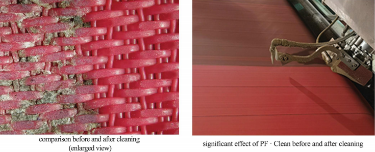 Online PF·Clean for Dryer Fabric