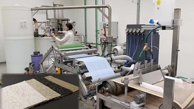 Laboratory Wet-Laid Nonwoven Production Line